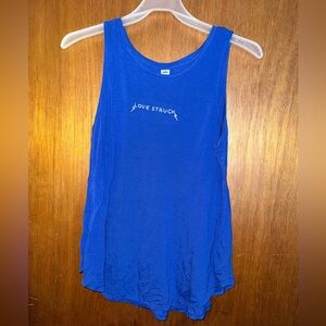 Old Navy Luxe Blue Women's Tank Top